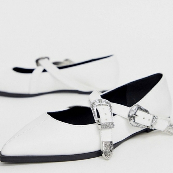 ASOS Wide fit Lexicon Pointed Ballet Flats - Picture 4 of 4